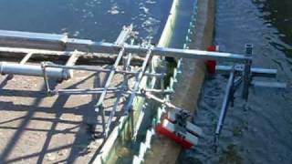 Envirodyne Systems Algae Brush Cleaning ABC System  Springettsbury PA  Secondary Clarifier 2 [upl. by Rocker549]