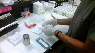 Microhematocrit demo [upl. by Nidraj]