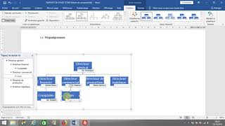 Créer un organigramme sur Word [upl. by Sillek746]