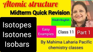 atomicstructureclass11 12 Basic Concept IsotopesIsotonesIsobars neet iit chemistry Netset [upl. by Nellek]