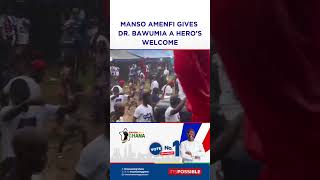 Manso Amenfi gives Dr Bawumia a heros welcome [upl. by Tremayne]