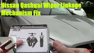 Nissan Qashqai Wiper Linkage Mechanism Fix [upl. by Iru]