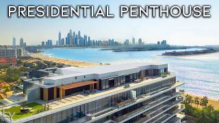 Touring a Dubai PRESIDENTIAL Penthouse with Insane Views of PALM JUMEIRAH [upl. by Ahsein]