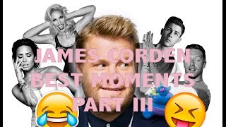 JAMES CORDEN  Best moments part 3 [upl. by Aihsenak]