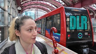 My first time riding on the DLR [upl. by Ecnarrat]