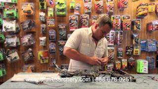 How To Change Your Compound Bow Strings at Home No Bow Press Required [upl. by Pantia]