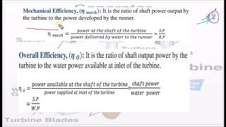 Define Hydraulic Mechanical Volumetric and Overall Efficiency of Turbine  M503 FMM in Tamil [upl. by Neo]