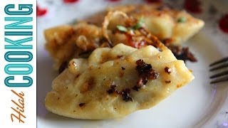 How To Make Pierogi  Mushroom Pierogi Recipe  Hilah Cooking [upl. by Gomer702]