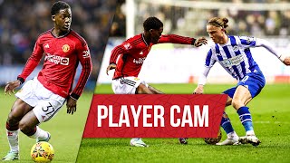 A Man Of The Match Display 🤩  Kobbie Mainoo Player Cam 🎥  Wigan 02 Man Utd [upl. by Aisenet]