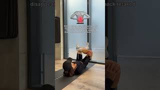 BACK PAIN 🤔TRY THIS simple exercise to relieve discomfort💪🏼back spine backpainrelief [upl. by Niwdog291]