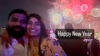 HAPPY NEW YEAR 2024 DUBAI LIVE FIREWORKS SHOW BURJ KHALIFA JBR BEACH GLOBAL VILLAGE MARJAN ISLAND [upl. by Caro163]