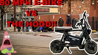 50 MPH EBike IN THE HOOD RoadRunner Pro [upl. by Nanaj]