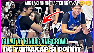 OMGTILIAN SA KILIG ng YAKAPIN ni Donny si Belle sa GITNA ng LARO sa Exhibition Game Davao DONBELLE [upl. by Yelssew]