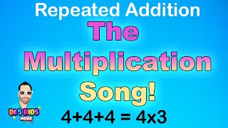 The Multiplication Song  Repeated Addition Song  Elementary Math Music [upl. by Nickola]