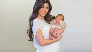 Kourtney Kardashians Baby Penelopes Picture  Hollywood News [upl. by Reifel]