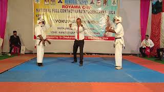 Kyokushin Karate Fight  Semifinal Fight  Bijoy Maddi Fight  Raniganj Royama Cup  Jk Karate [upl. by Tansey]