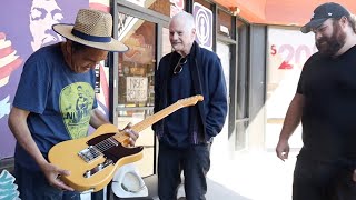 Gifting a Guitar to Roberto at Normans Rare Guitars [upl. by Assiran49]