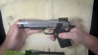 GampG Xtreme 45 C02 GBB Pistol Disassembly [upl. by Leilani]