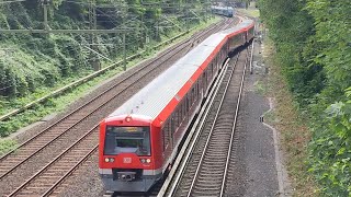 SBahn Hamburg Bauarbeiten und Zugverkehr am Berliner Tor – August 2024 [upl. by Aunson]