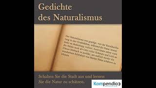 Gedichte des Naturalismus Hörbuch [upl. by Drain]