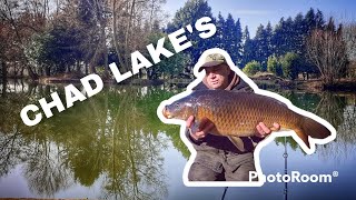 Carp fishing winter day session  Chad lakes January 2022 [upl. by Yanetruoc593]