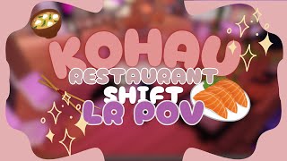 Shift at Kohau restaurant  LR POV 🥣 4 [upl. by Macdonell]