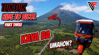 Kaya Ba Umahon ng Bajaj RE sa Mayon Skyline View Deck  Cagsawa Ruins  Tuktuk Ride To Bicol Part 3 [upl. by Fadden]