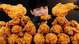 바삭한 후라이드치킨 산처럼 쌓아서 먹어보기🍗 치킨 먹방 FRIED CHICKEN MUKBANG ASMR EATING SOUNDS [upl. by Taft]