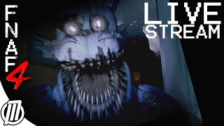 NIGHTMARE FOXY Nights 34  Five Nights At Freddys 4 FNAF 4 Part 2 [upl. by Cirillo701]