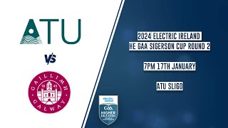 ATU Sligo vs UOG 2024 Electric Ireland HE GAA Sigerson Cup Round 2 🏆 [upl. by Enirok]