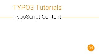 TYPO3 Tutorial  Adding Content and Images with TypoScript 0041 [upl. by Eudocia479]