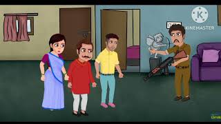 Inspector Vijay ki kahani cartoon video Hindi kahani [upl. by Attikin586]