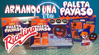 🤡 Arma tu paleta payaso 🤡 Paleta Payaso de Ricolino 🍭 con ojos y boca de gomitas 🎂 Duvalin [upl. by Yusem]