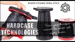 Handpan Busker Foldable Spiral stool Promote by Hardcase Technologies [upl. by Dennett]