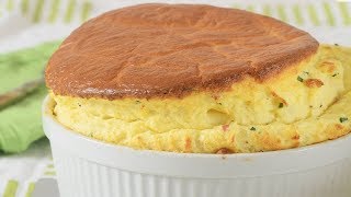 Cheese Soufflé Recipe Demonstration  Joyofbakingcom [upl. by Desiree]