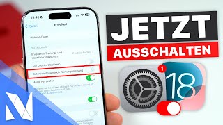 iOS 18 Einstellungen die du SOFORT ausschalten solltest neue Einstellungen  NilsHendrik Welk [upl. by Bick]