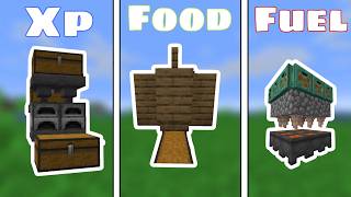 5 MUSTHAVE Starter Farms for Minecraft 121 [upl. by Vasili]