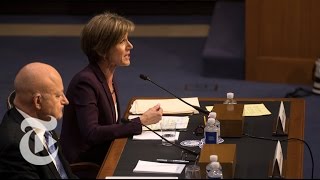 Sally Yates Testifies About Michael Flynn Russia and President Trump Full  The New York TImes [upl. by Anilek]