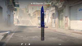 M9 Bayonet  Doppler Factory New Phase 4 0009 float COUNTER STRIKE 2 CS2 [upl. by Mlohsihc]