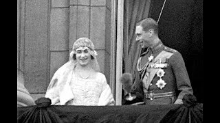 The Queen Mother marries the future King George VI at Westminster Abbey [upl. by Gaddi]