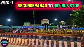 Secunderabad Railway Station To Jubilee Bus Stop Route  Telugu Vlogs [upl. by Hartnett491]