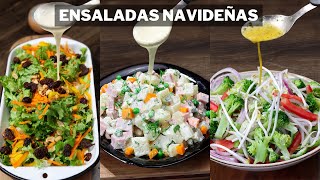 3 Ensaladas y Vinagretas Fáciles Para Acompañar Tus Cenas Navideñas En Un Toque  Parte 1  Abelca [upl. by Anor]