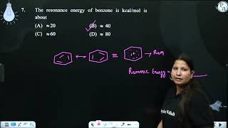 The resonance energy of benzene is kcalmol is about ampnbsp [upl. by Solegnave673]