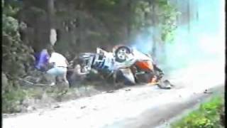 Audi Quattro Rally Accident [upl. by Mcknight]