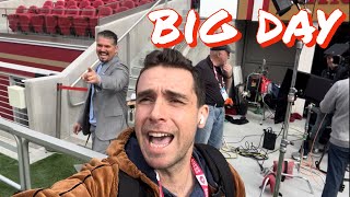 49ers Insider Grant Cohn Arrives at the NFC Championship Game [upl. by Ynez]