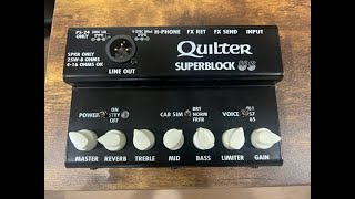 Quilter Superblock US Demo [upl. by Skerl]