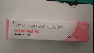 Melanorm ms cream melanorm ms uses melanorm ms price melanorm ms in hindi मेलानॉर्म एमएस क्रीम [upl. by Ric125]