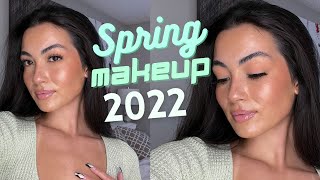 Spring Makeup 2022 Indepth Tutorial  Natural Glowy Look  Sarah Butler [upl. by Nahtal]