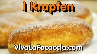 Ricetta Krapfen Bomboloni Fatti in Casa [upl. by Tattan]