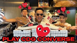 BEST SELLING NA PLAY CDG X CONVERSE CHUCK TAYLOR [upl. by Salene62]